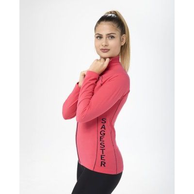 231 Jacka i microfiber Korall - Tinas Figure Skating Shop