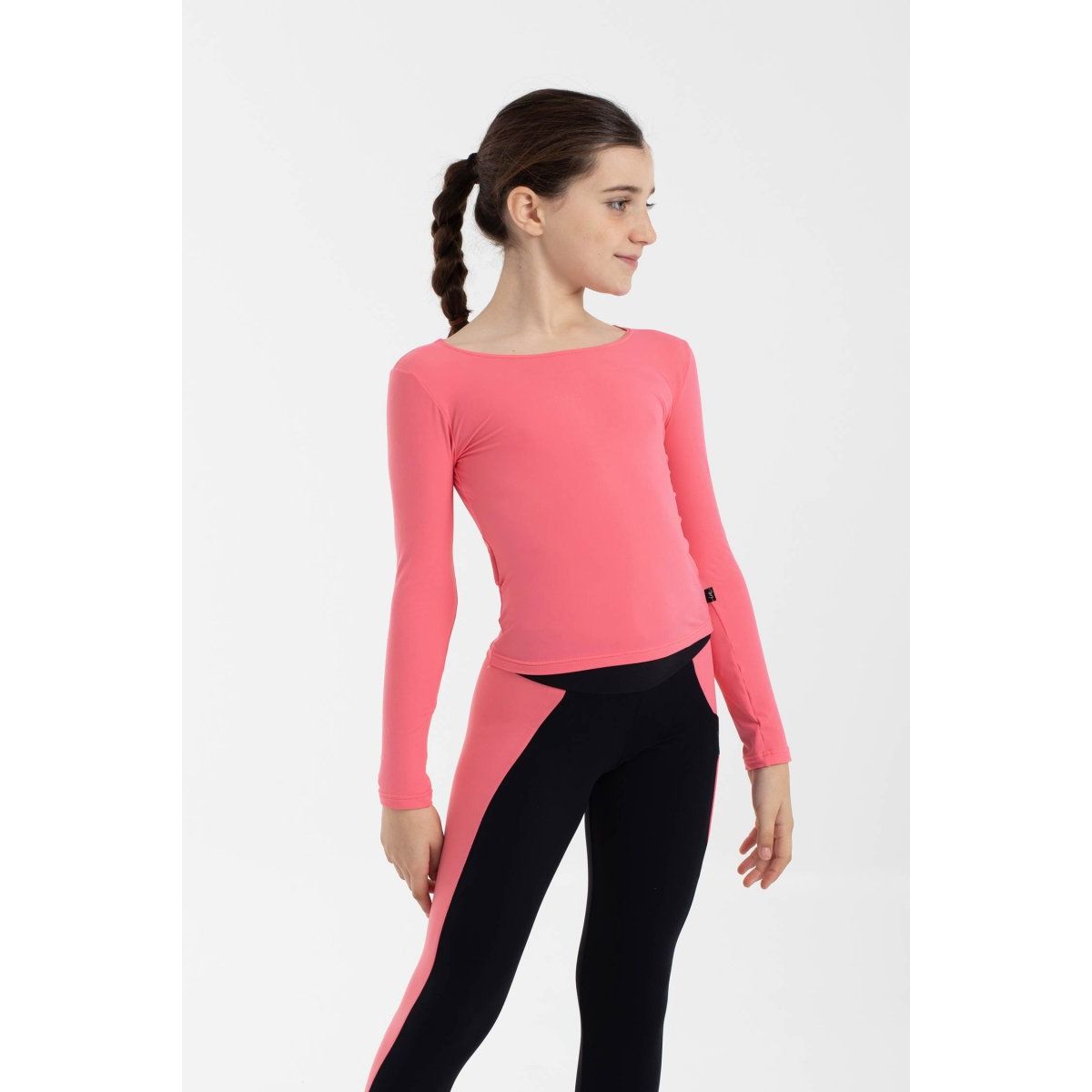 Bony långärmad topp - Korall