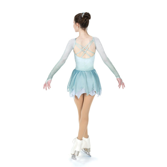 AA024 Twist of Mist Dress - Tinas Figure Skating Shop