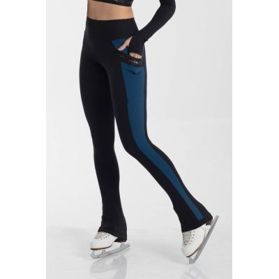 Bea Pants Aqua Blue - Tinas Figure Skating Shop