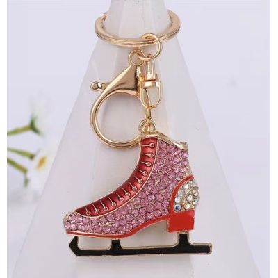 Big Crystal Skate Nyckelring/väskhänge - Tinas Figure Skating Shop