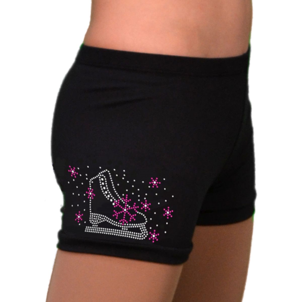 Skate Fuchsia Crystal Shorts