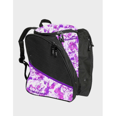 Transpack Skridskoryggsäck Purple Floral - Tinas Figure Skating Shop