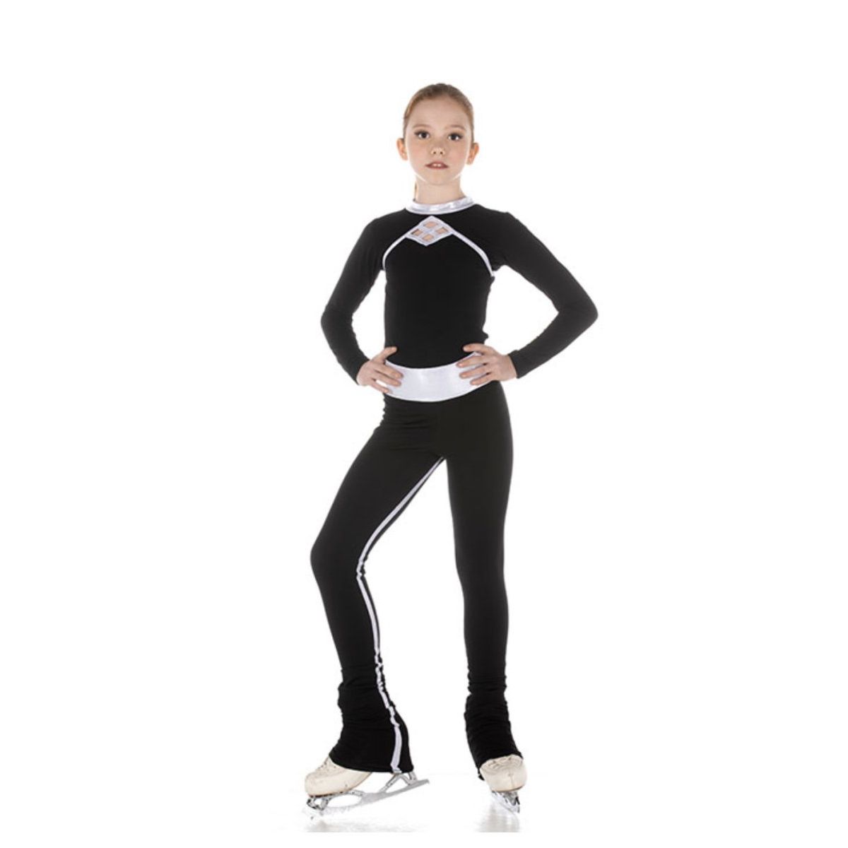 Crystal Pants Vertical inserts Silver