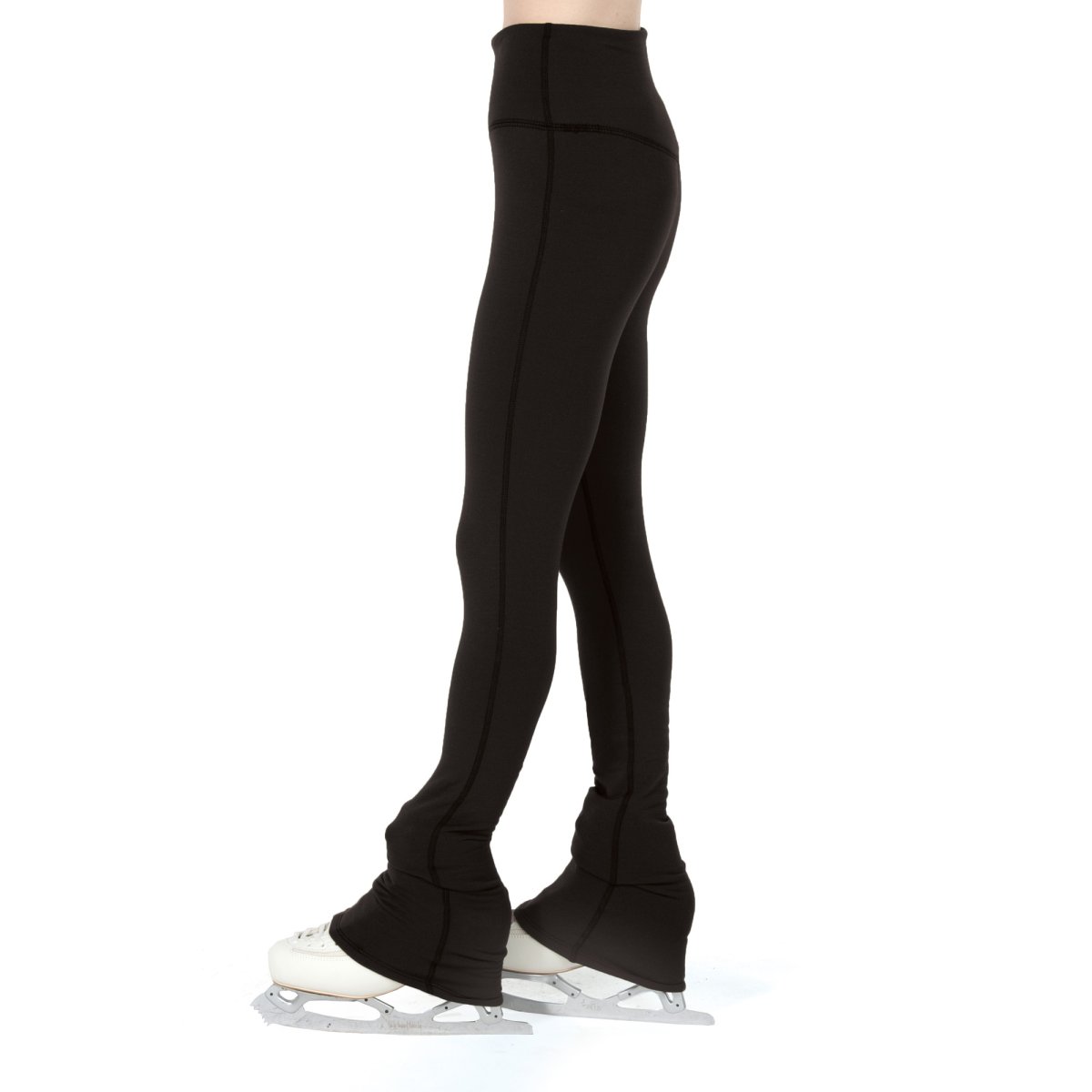 High Waist Fleece Leggings: Black