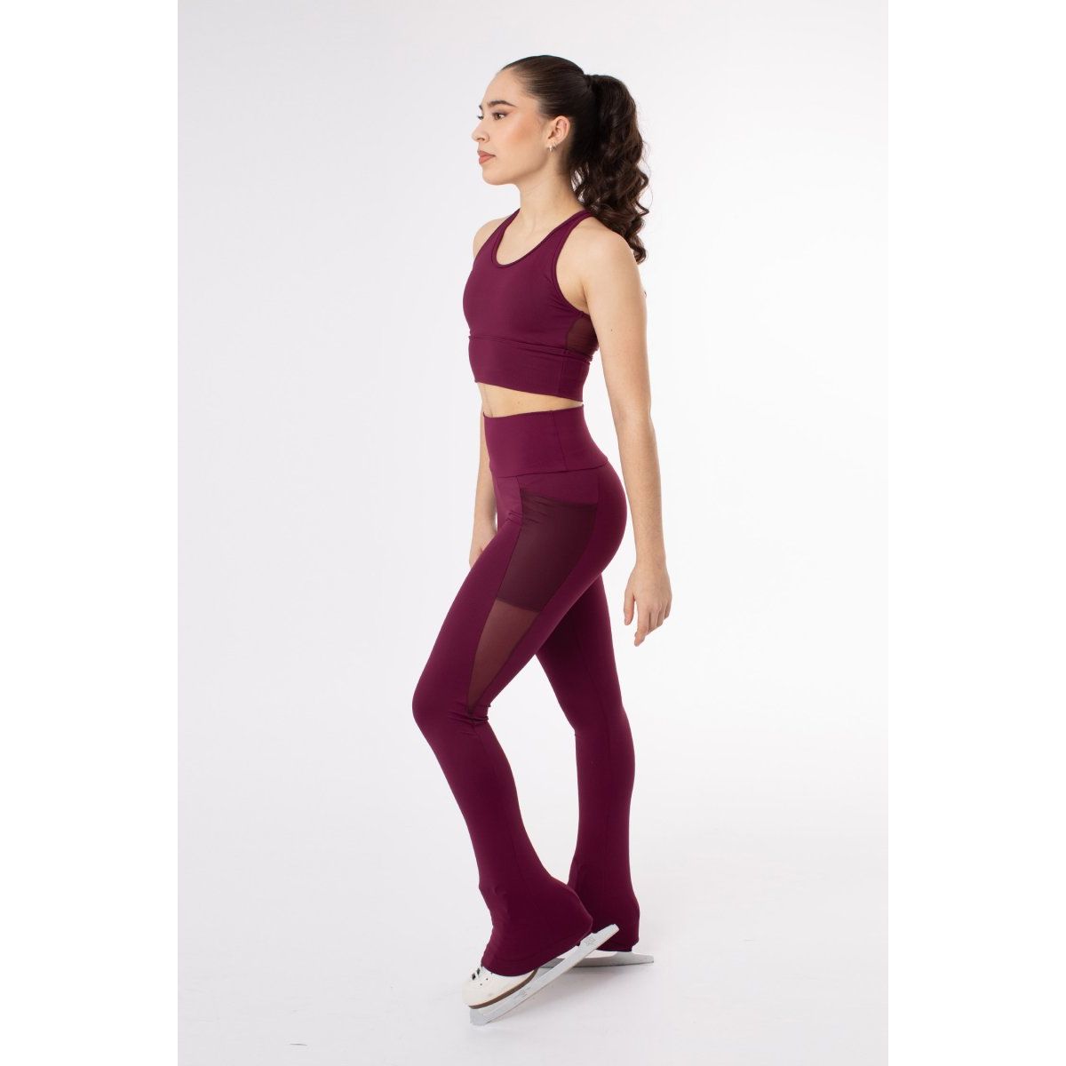 Domenica High waist Tights - Granate