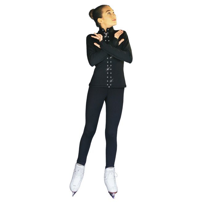 JS735 Elite Line Jacket Black with Crystals