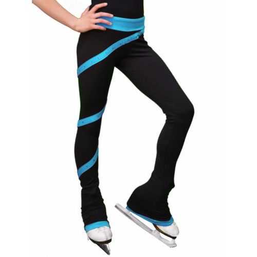 Spiraltights fleece - Turkos