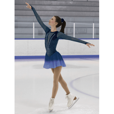 Freeze Dress – Pine Freeze - Tinas Figure Skating Shop
