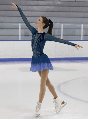 Freeze Dress – Pine Freeze - Tinas Figure Skating Shop
