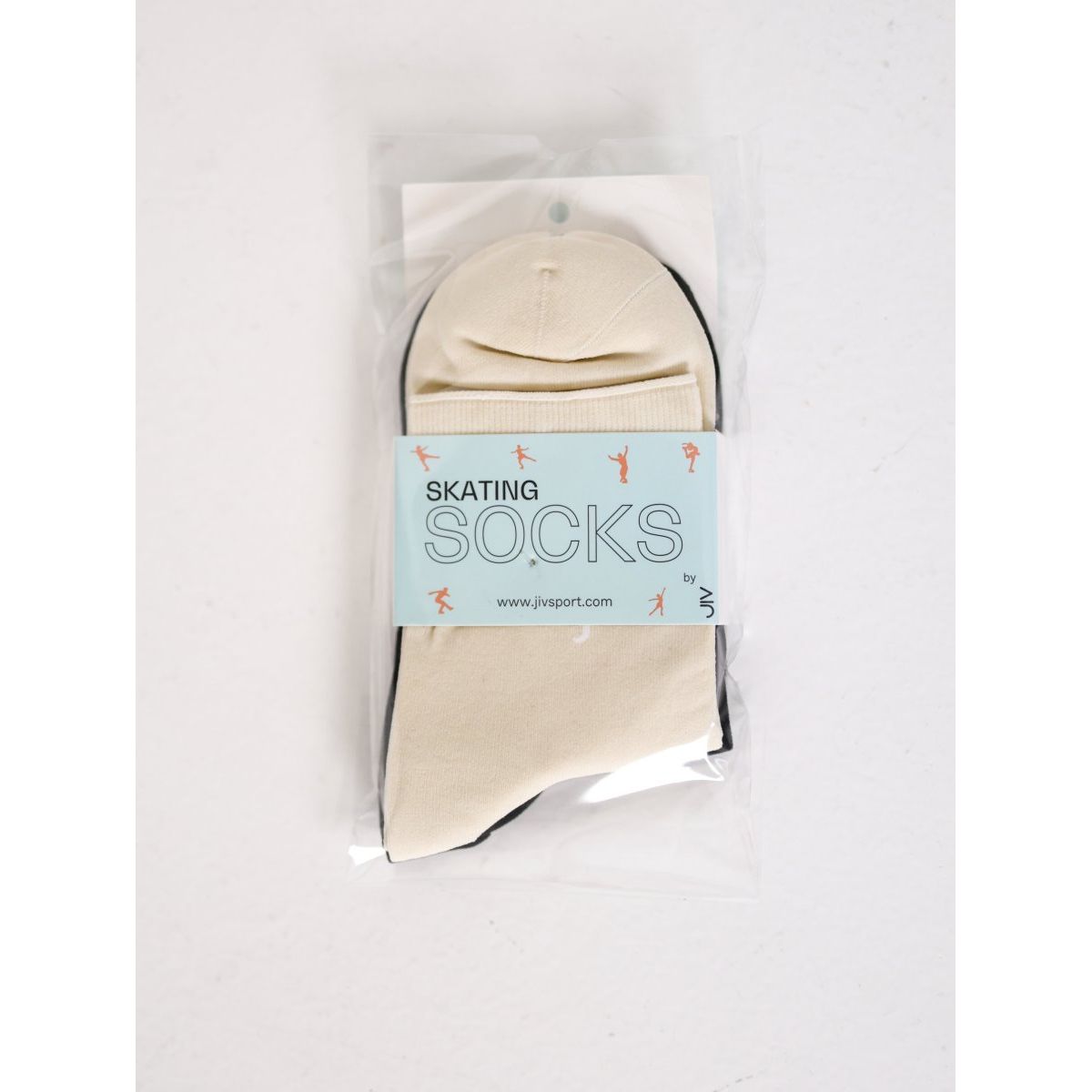 Jiv Figure Skating Socks 2-pack