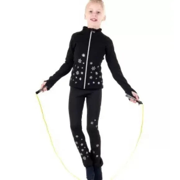 J9RC SnowFlake Jacka Svart - Tinas Figure Skating Shop