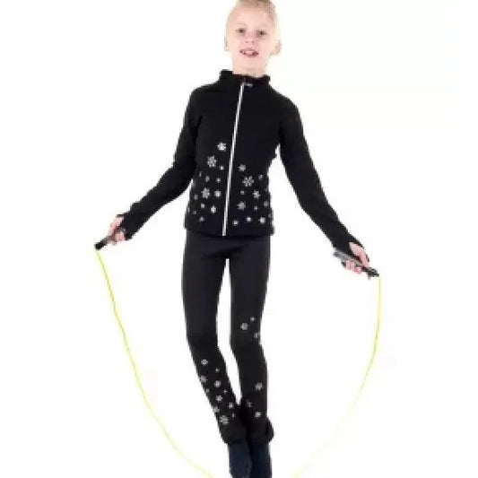 J9RC SnowFlake Jacka Svart - Tinas Figure Skating Shop