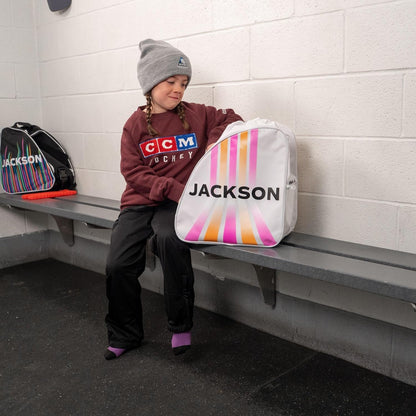 Jackson Skridskoväska Vit Oversized - Tinas Figure Skating Shop