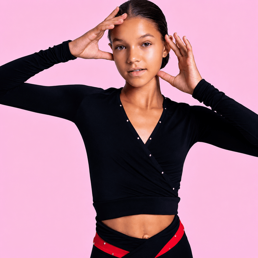 Karisma Stella Wrap Shirt - Tinas Figure Skating Shop