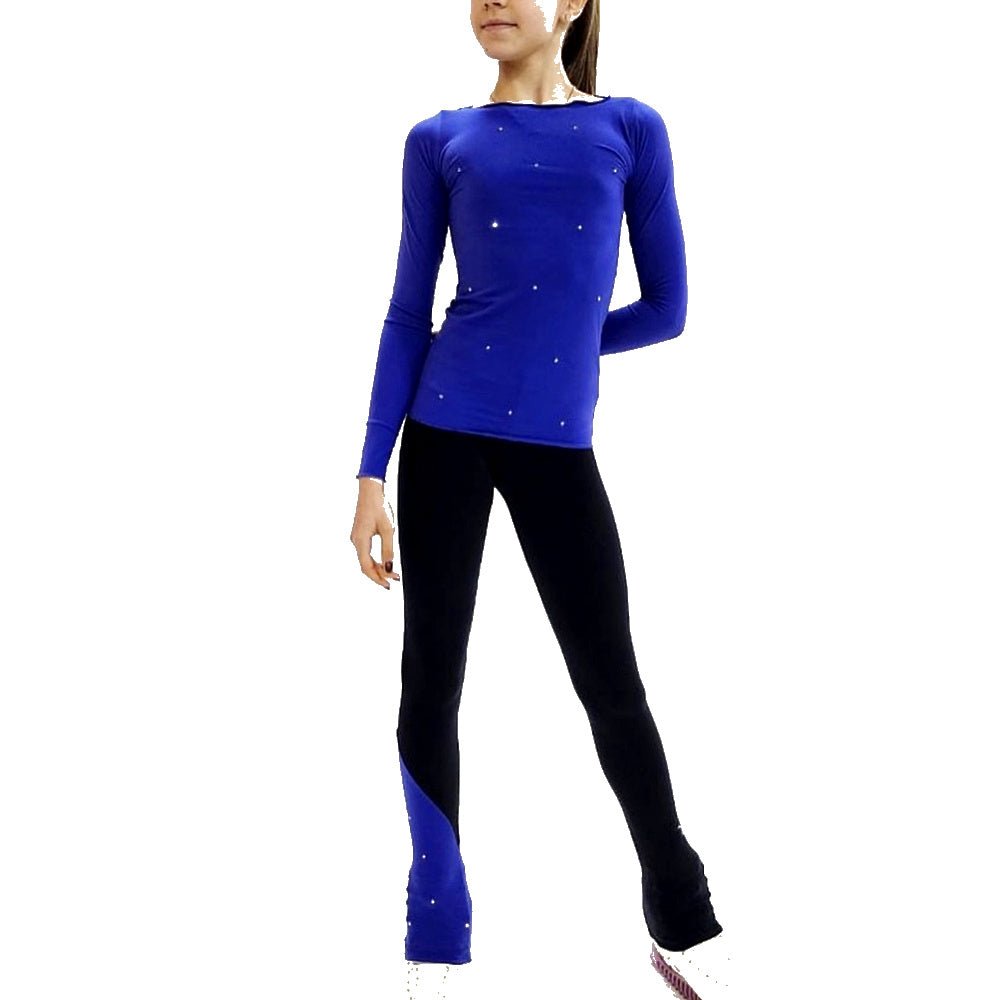 Nytt från Karisma! Leggings med triangelinfällning - Cassiopea - Tinas Figure Skating Shop