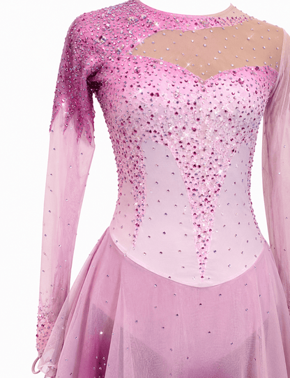 Pink Diamond Dress - Tinas Figure Skating Shop