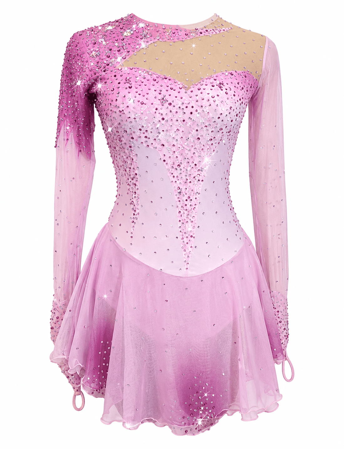 Pink Diamond Dress - Tinas Figure Skating Shop
