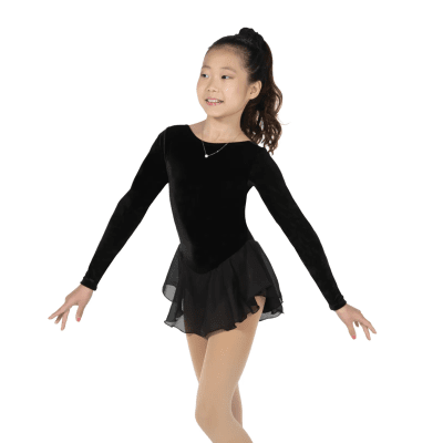 Skatesong Dress Svart - Tinas Figure Skating Shop